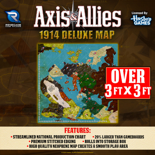 Axis & Allies: 1914 Deluxe Map