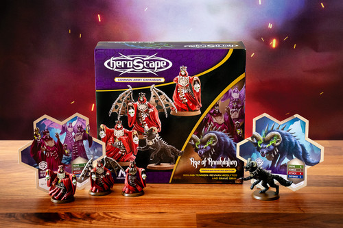 Heroscape: Revnan Acolytes & Grave Grim Army Expansion Painted