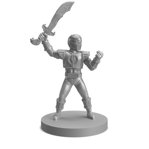 STL Power Rangers Mighty Morphin White Ranger Mini