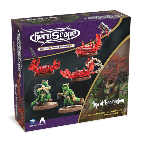 Heroscape: Molten Crustaceans & Tanuki Tricksters Army Expansion 3D