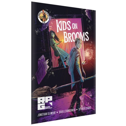 Kids on Brooms 3d box