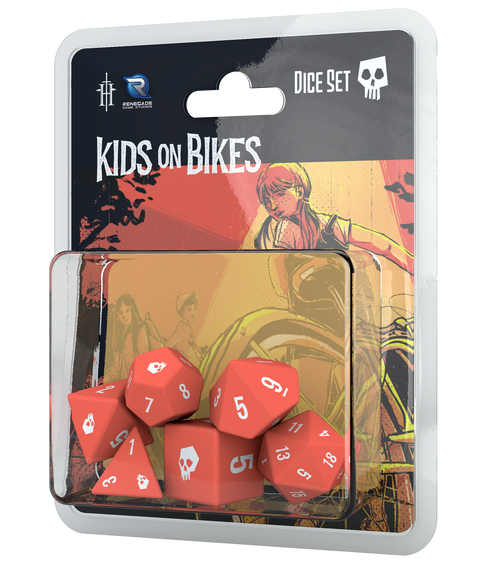 Kids on Bikes Dice Set 3D Box
