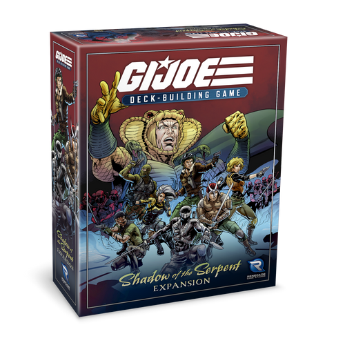 G.I. JOE Deck-Building Game Shadow of the Serpent Expansion 3D Box