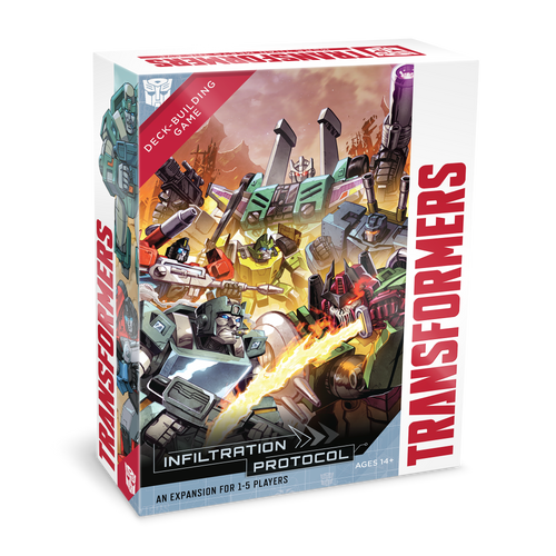 Transformers Deck-Building Game Infiltration Protocol 3D Box