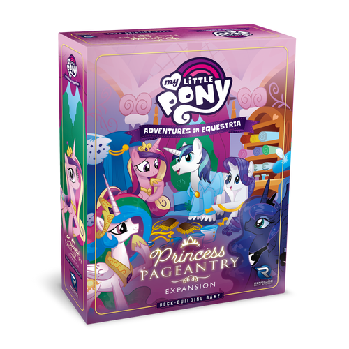 My Little Pony: Adventures in Equestria Deck-Building Game Princess Pageantry Expansion 3D Box