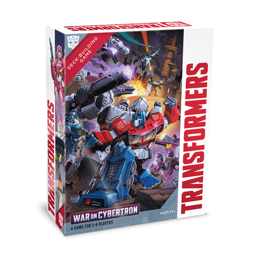Transformers Deck-Building Game War on Cybertron Expansion 3D Box