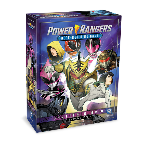 Power Rangers Deck-Building Game Shattered Grid Expansion Box 3D