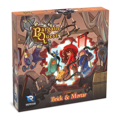 Bargain Quest Brick & Mortar Expansion 3D Box