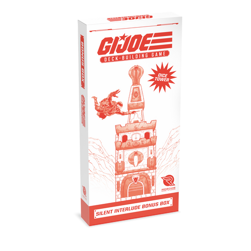 G.I. JOE Deck-Building Game Cobra Silent Castle Dice Tower 3D