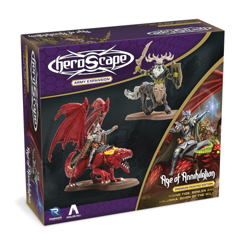 Heroscape: Rising Tide – Sonlen & Halulshia, Scion of the Wild Army Expansion Premium Painted Edition 3D