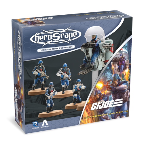 G.I. JOE Heroscape: COBRA Troopers & COBRA Flight Pod Army Expansion 3D