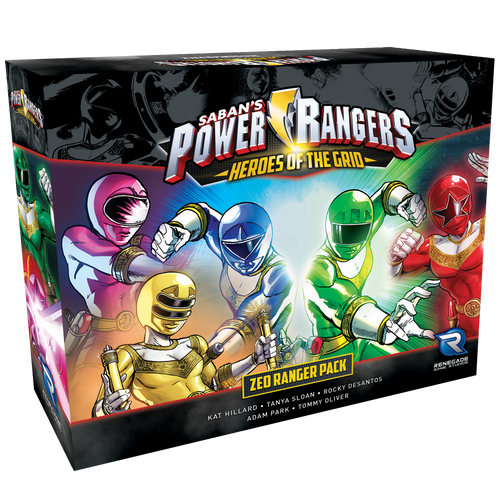 Power Rangers: Heroes of the Grid Zeo Ranger Pack 3d box